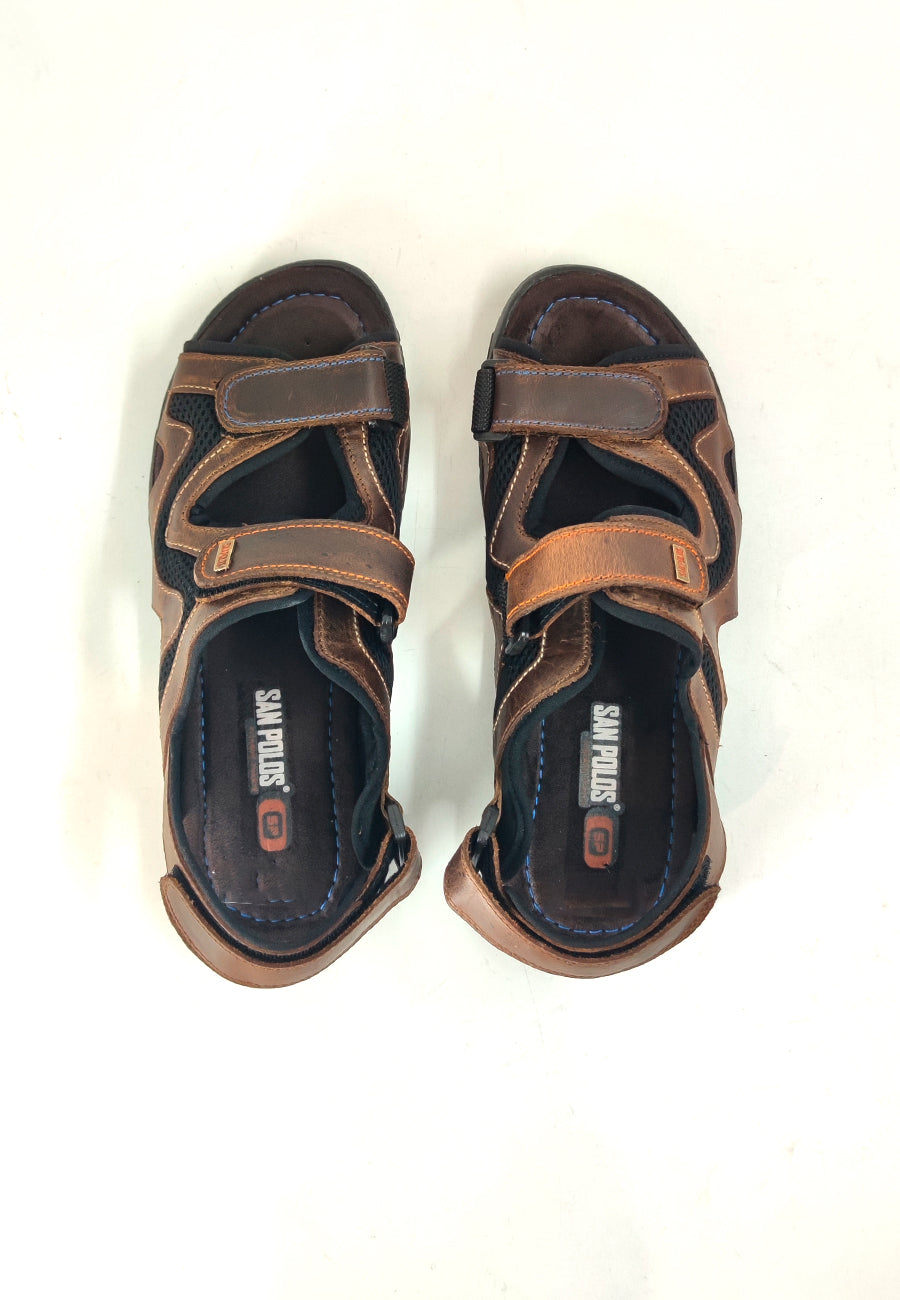 Sandalias San Polos  Hombre SP-062 Pardo