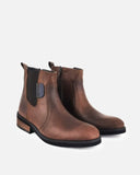 Botas Chelsea de Cuero para Hombre San Polos 3452 Pardo