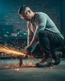 Botas de Seguridad Industrial San Polos 2838 para Hombre cafe naranja