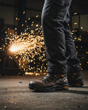 Botas de Seguridad Industrial San Polos 2838 para Hombre cafe naranja