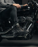 Botas de Cuero para Moto San Polos 3828 Negro