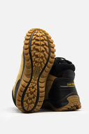 Botas Hiking Hombre San Polos 2295 en Cuero Negro Amarillo