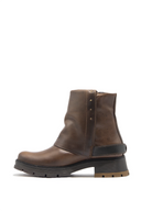 Botas Casuales de Cuero para Mujer Fulton Pardo | MS3957