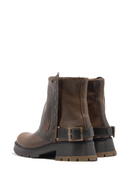 Botas Casuales de Cuero para Mujer Fulton Pardo | MS3957