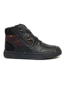 Botas San Polos Tipo Vans Hombre 3776 Negro