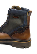 Botas San Polos Casual Hombre 3694 Miel Azul