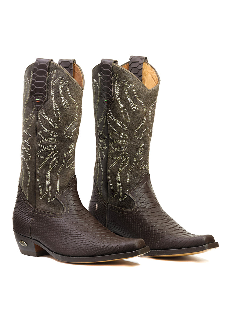 Botas San Polos Tejanas Hombre BTH-002 Tabaco