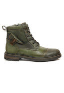 Botas San Polos Casual Hombre 3878 Verde