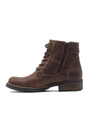 Botas de Cuero para Mujer San Polos MS012 Miel | Estilo Casual