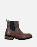 Botas Chelsea de Cuero para Hombre San Polos 3452 Pardo