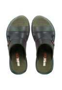 Sandalias San Polos  Hombre SX001 Negro Verde